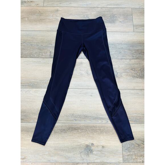 Tangerine Womens Leggings Size Small Plum Activewear Rib Trim Leggings - Picture 10 of 10